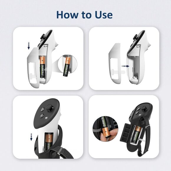 Ambison Controller Grips (3995) Cover for Oculus Meta Quest 3S/3 - Picture 6 of 6